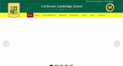 Desktop Screenshot of colbrownschool.com